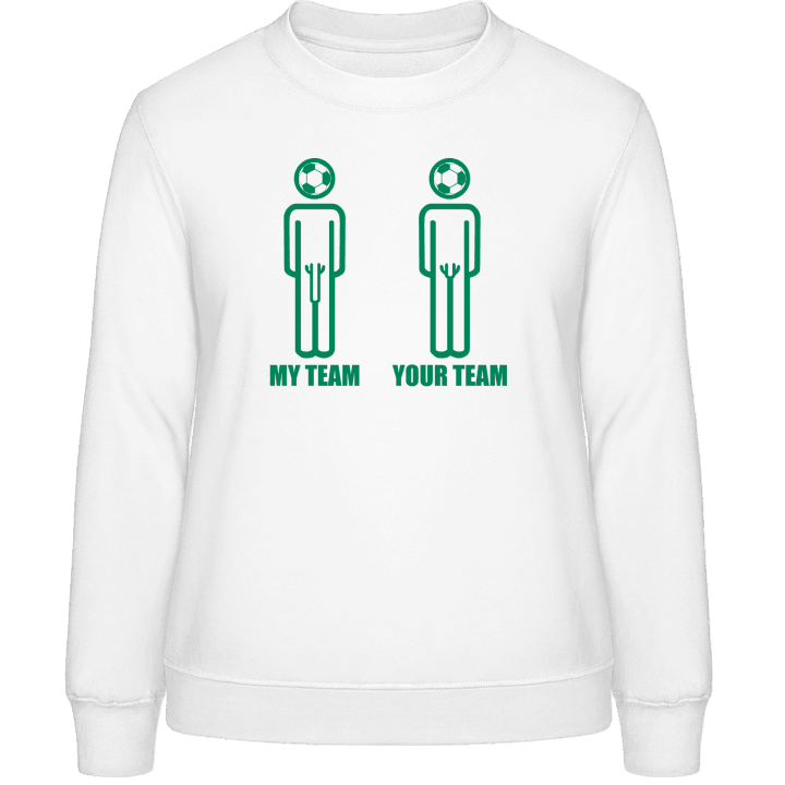 My Team Your Team Sweat-shirt pour femme contain pic