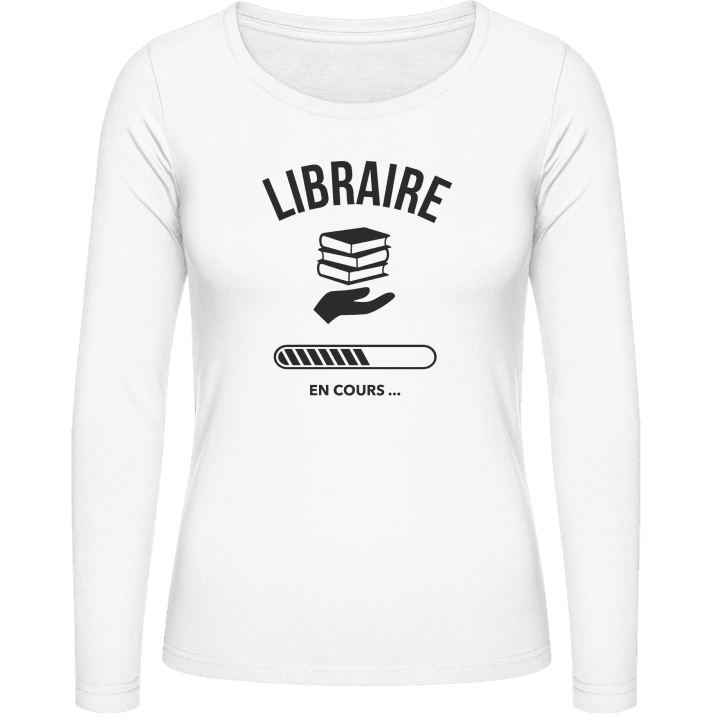 Libraire en cours T-shirt à manches longues pour femmes contain pic