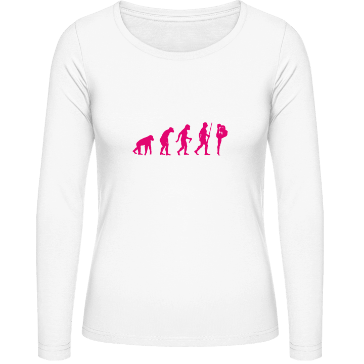 Artistic Gymnastics Evolution Frauen Langarmshirt contain pic
