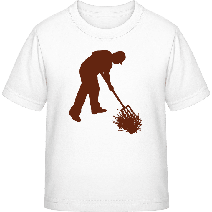 Farmer With Pitchfork Kids T-shirt contain pic