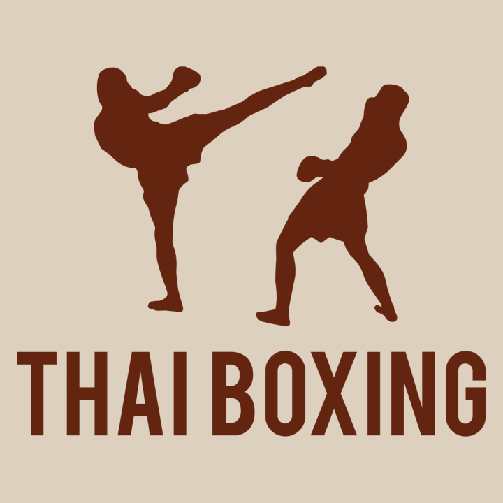 Thai Boxing Silhouette Delantal de cocina 0 image