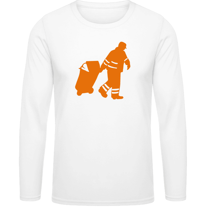 Garbage Man Icon Long Sleeve Shirt contain pic