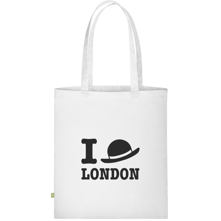 I Love London Bowler Hat Stoffen tas contain pic