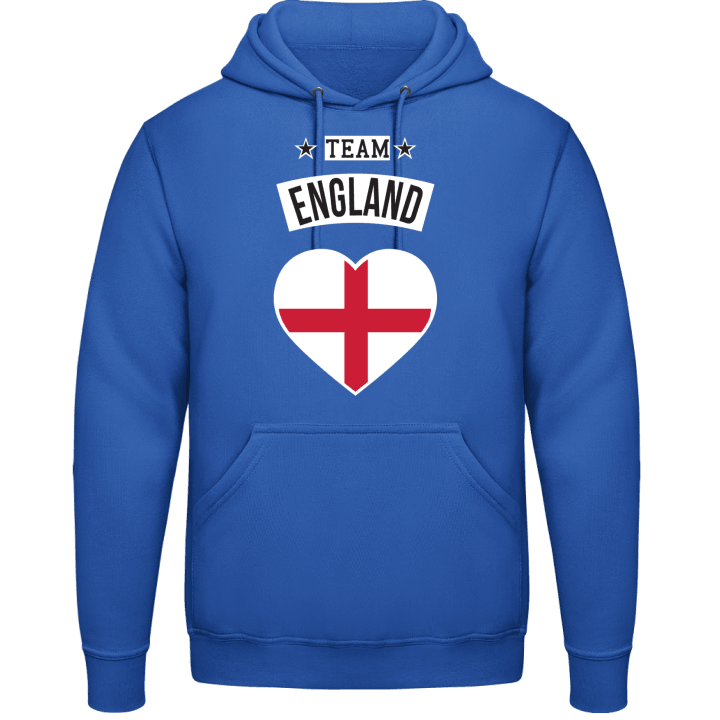 Team England Heart Felpa con cappuccio contain pic