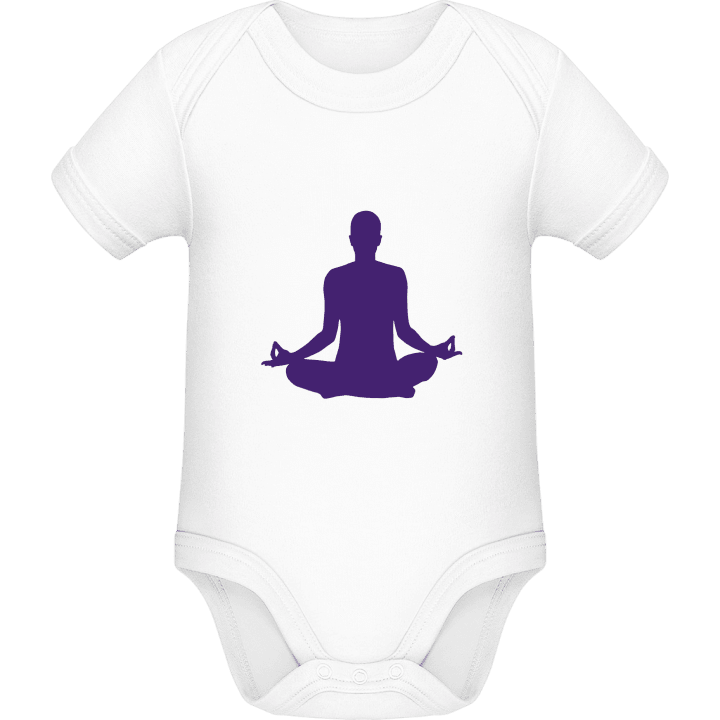 Yoga Meditation Scene Baby Romper contain pic