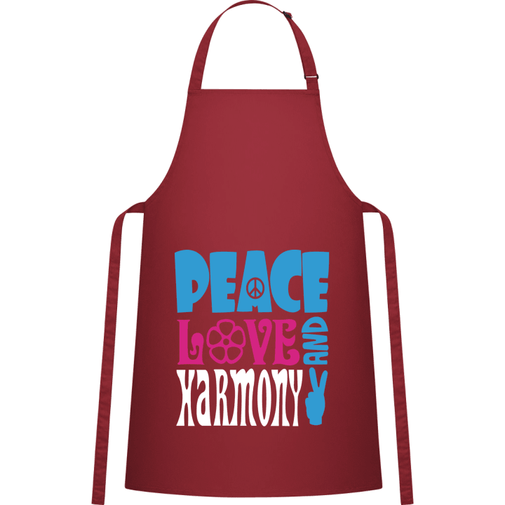 Peace Love Harmony Delantal de cocina contain pic
