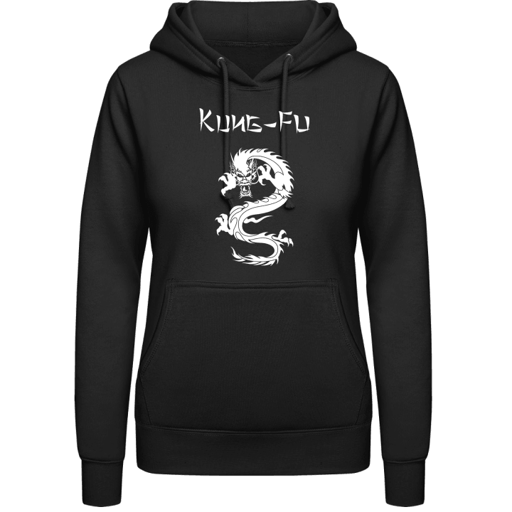 Asian Kung Fu Dragon Hoodie för kvinnor contain pic