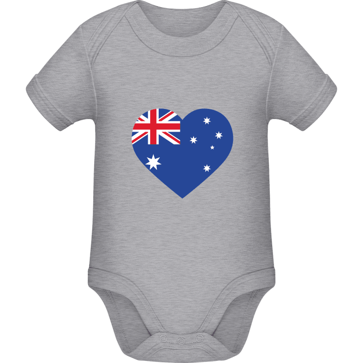 Australia Heart Flag Baby romper kostym contain pic