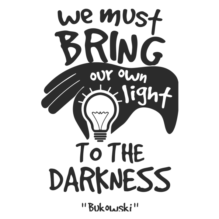 We must bring our own light to the darkness Langermet skjorte for kvinner 0 image