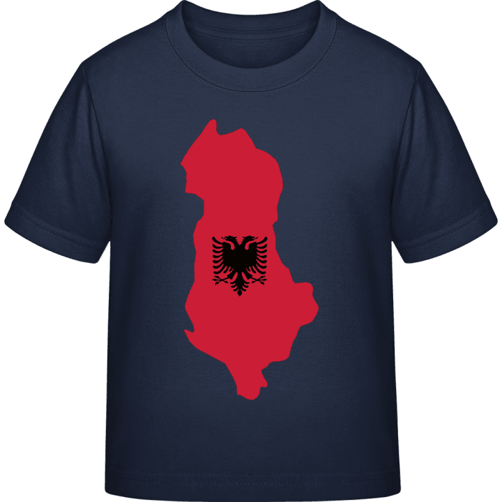 Albania Map Flag T-skjorte for barn contain pic