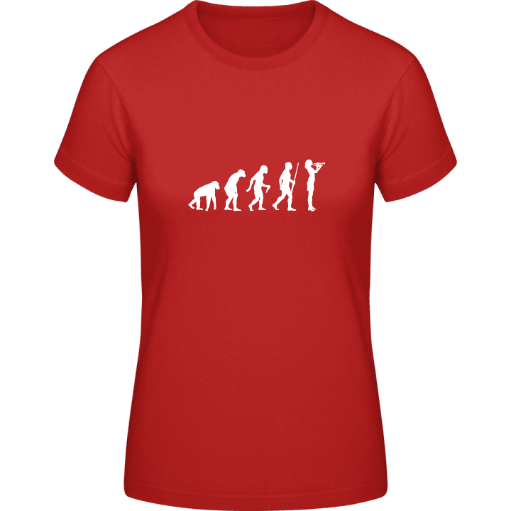 Female Trumpeter Evolution T-shirt för kvinnor 0 image