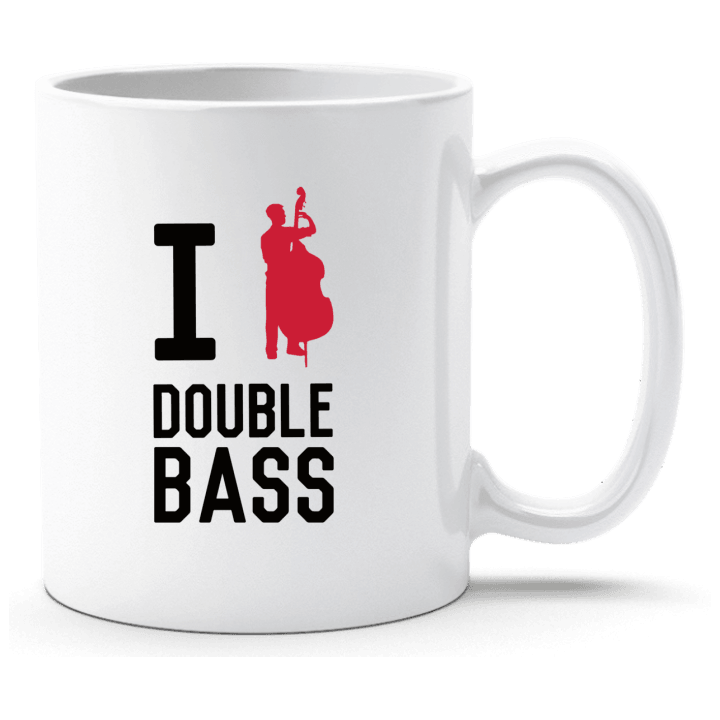 I Love Double Bass Taza contain pic