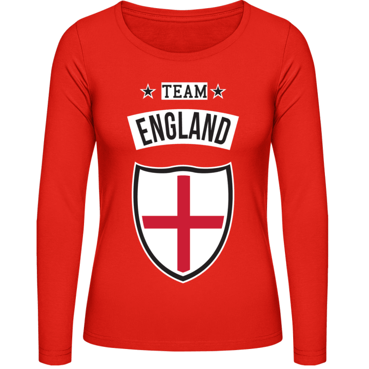 Team England Kvinnor långärmad skjorta contain pic