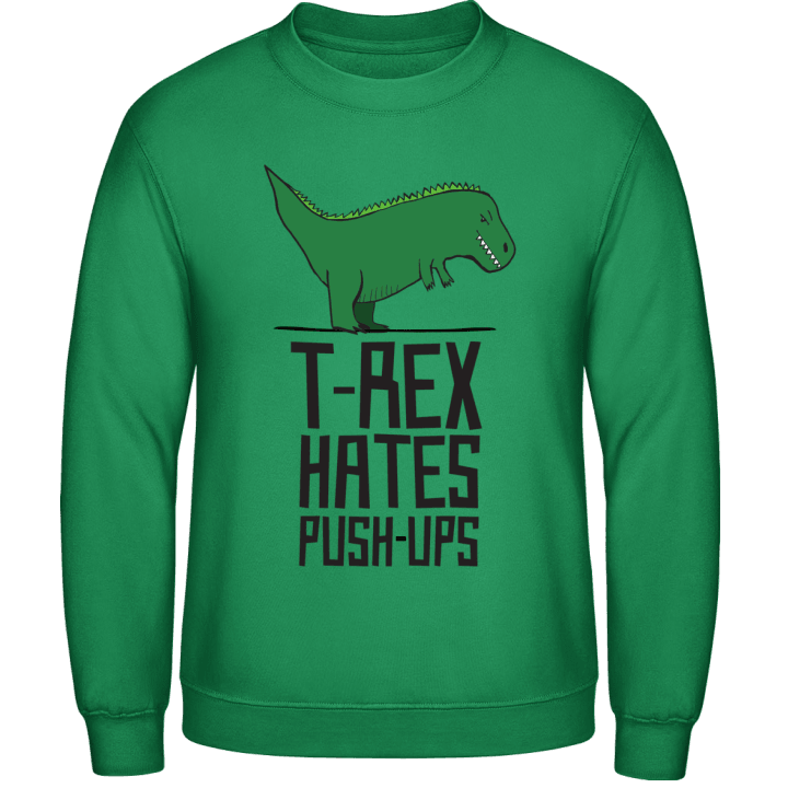 T-Rex Hates Push Ups Sweatshirt contain pic