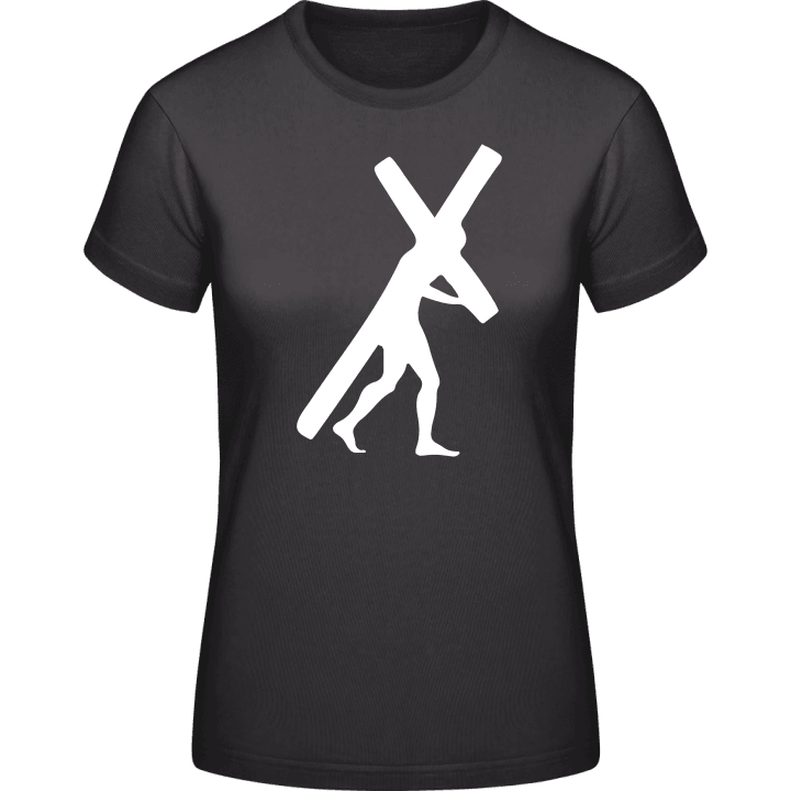 Jesus Cross T-shirt för kvinnor contain pic
