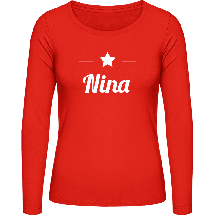 Nina Star Langermet skjorte for kvinner 0 image