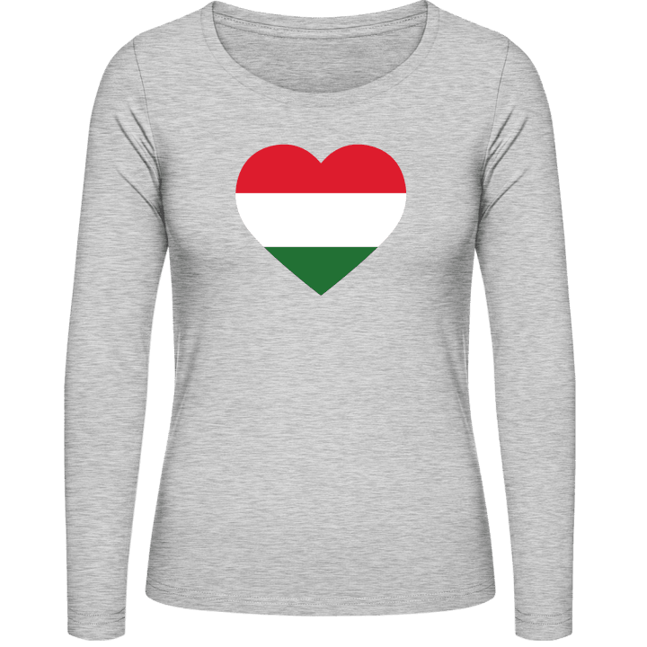 Ungarn Herz Frauen Langarmshirt contain pic