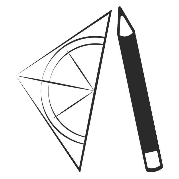 géométrie crayon triangle T-shirt pour enfants 0 image