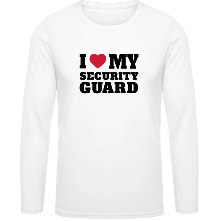 I Love My Security Guard T-shirt à manches longues 0 image