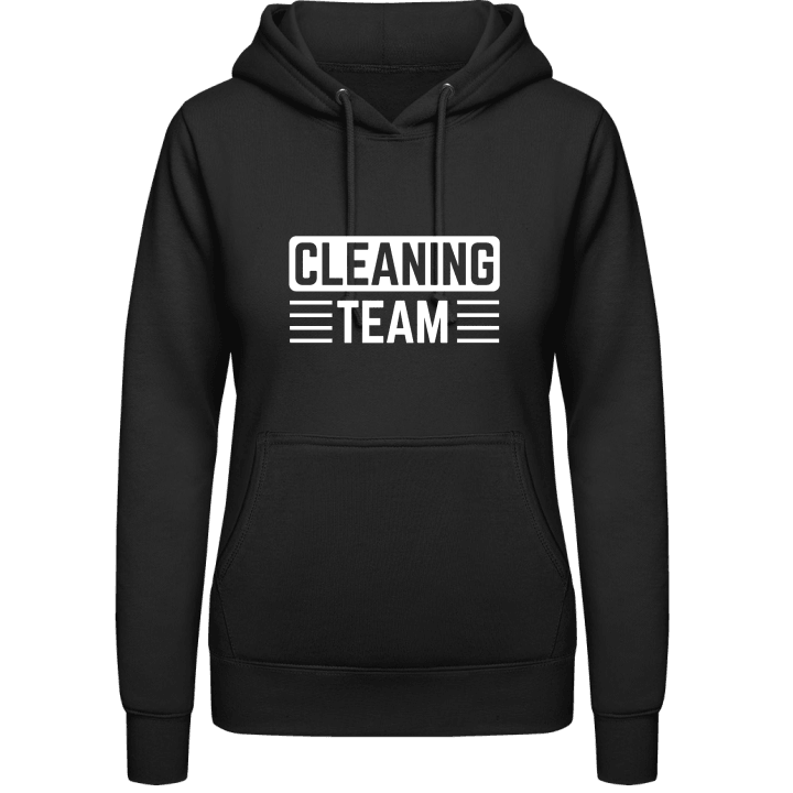 Cleaning Team Vrouwen Hoodie contain pic