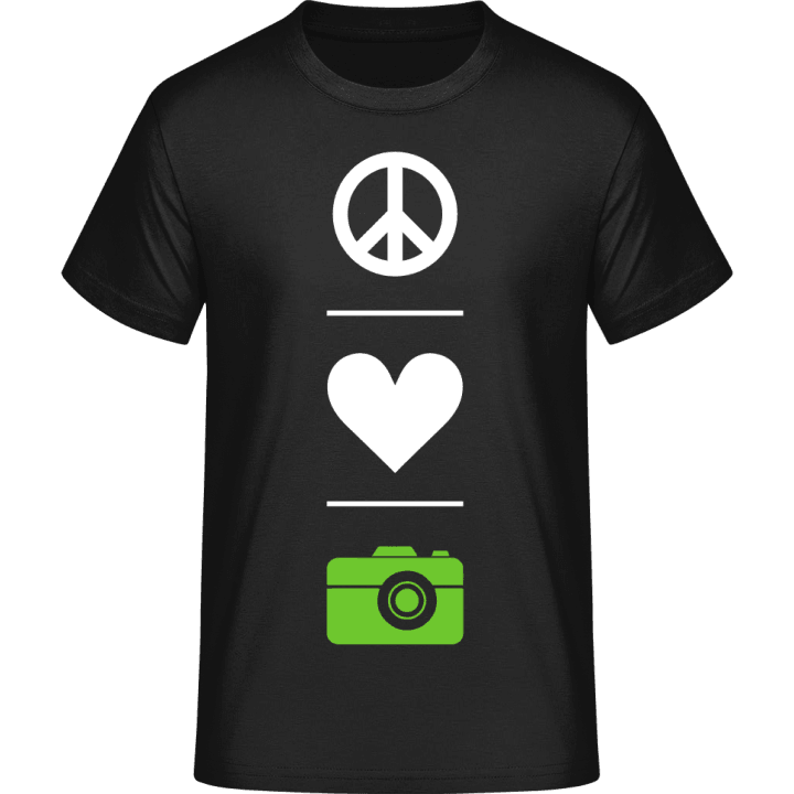 Peace Love Photography Camiseta 0 image