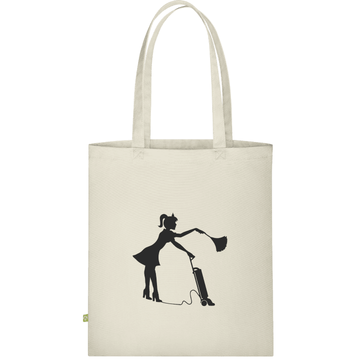 Hausfrau Illustration Stofftasche contain pic