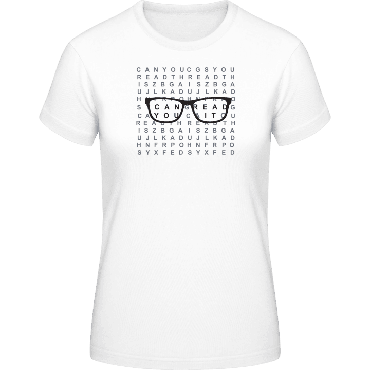 Ögontest T-shirt för kvinnor contain pic