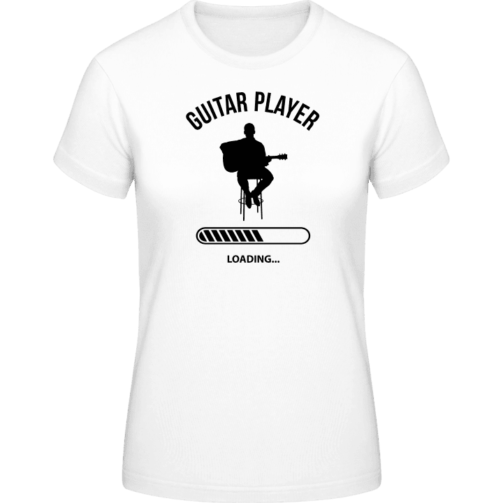 Guitar Player Loading T-shirt för kvinnor contain pic