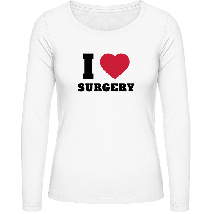 I Love Surgery T-shirt à manches longues pour femmes contain pic