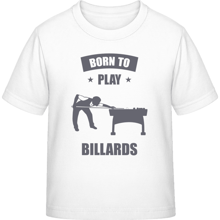 Born To Play Billiards T-shirt för barn contain pic