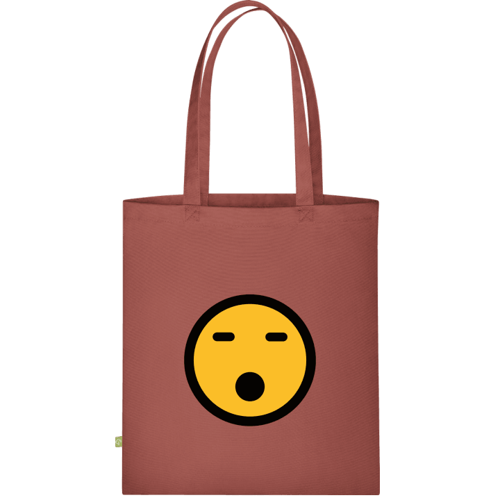 Tired Smiley Väska av tyg contain pic