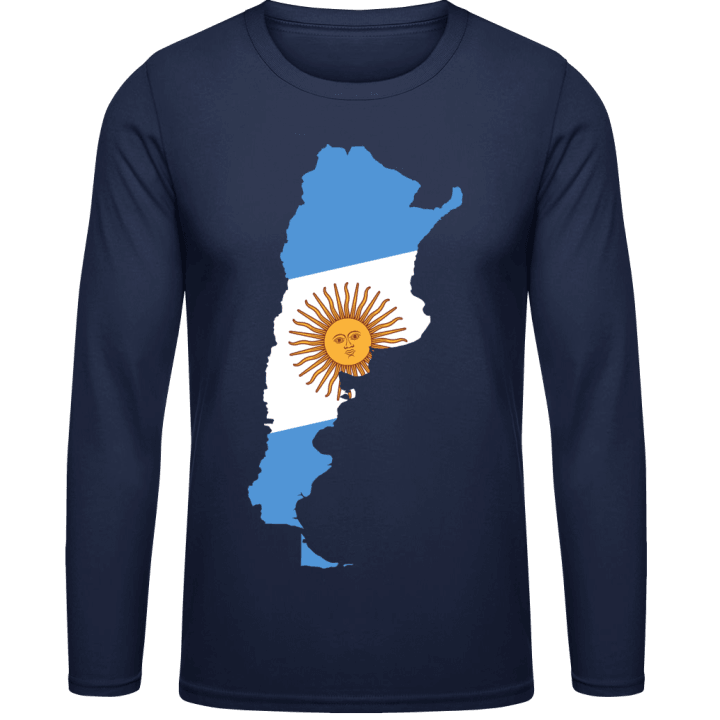 Argentina Map Shirt met lange mouwen contain pic