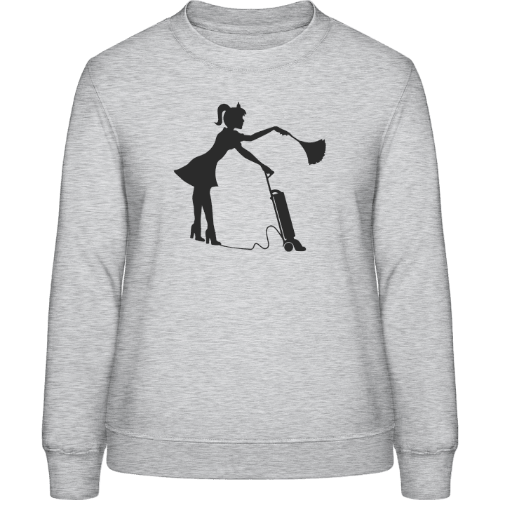 Hemmafru Illustration Sweatshirt för kvinnor contain pic