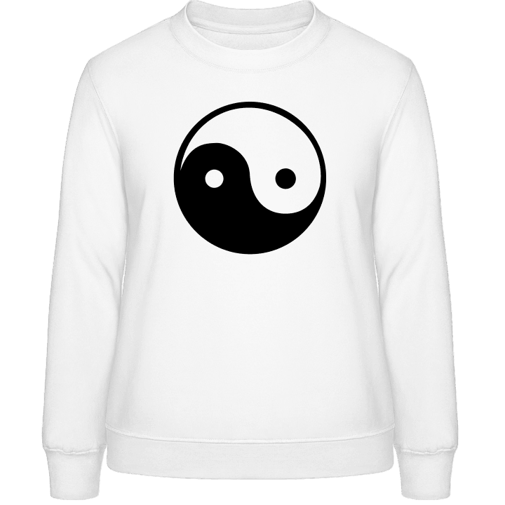 Yin und Yang Symbol Frauen Sweatshirt contain pic