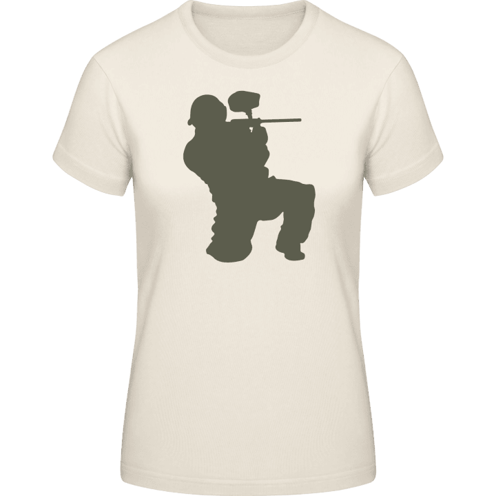 Paintball Gotcha Shooter T-skjorte for kvinner contain pic