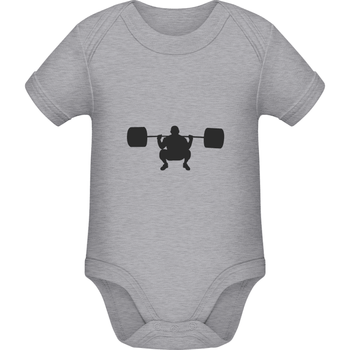 Weightlifter Baby Romper contain pic