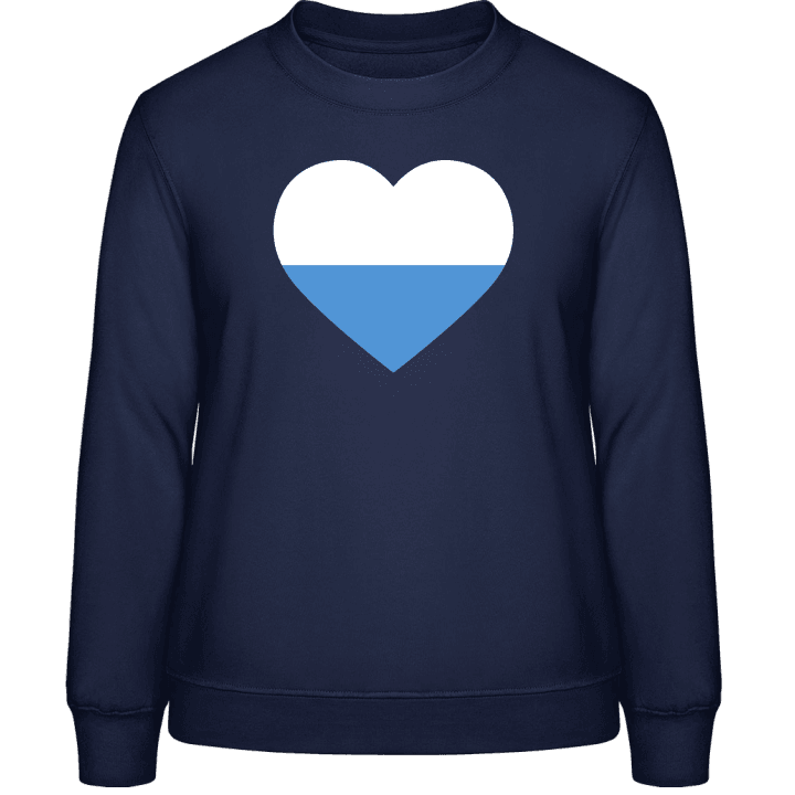 San Marino Heart Flag Sweatshirt för kvinnor contain pic