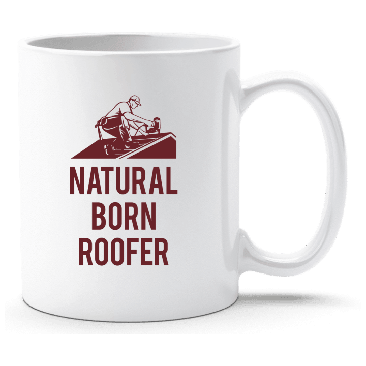 Natural Born Roofer Cup contain pic
