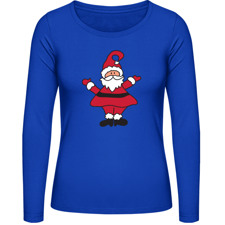 Santa Claus Character T-shirt à manches longues pour femmes 0 image