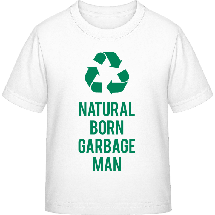 Natural Born Garbage Man Kinderen T-shirt contain pic