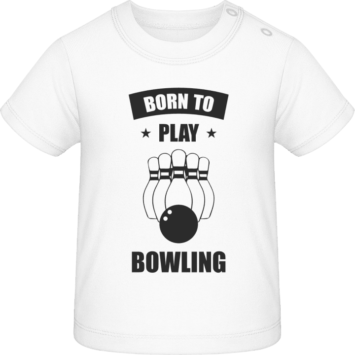Born To Play Bowling Maglietta bambino contain pic
