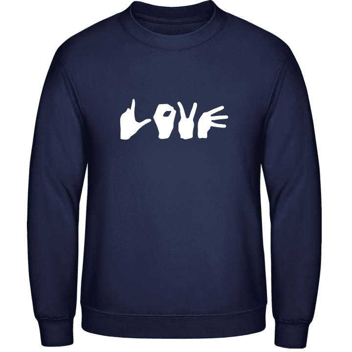 Love Hand Signs Sweatshirt contain pic