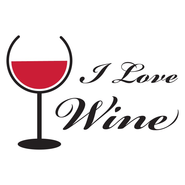 I Love Wine T-skjorte 0 image