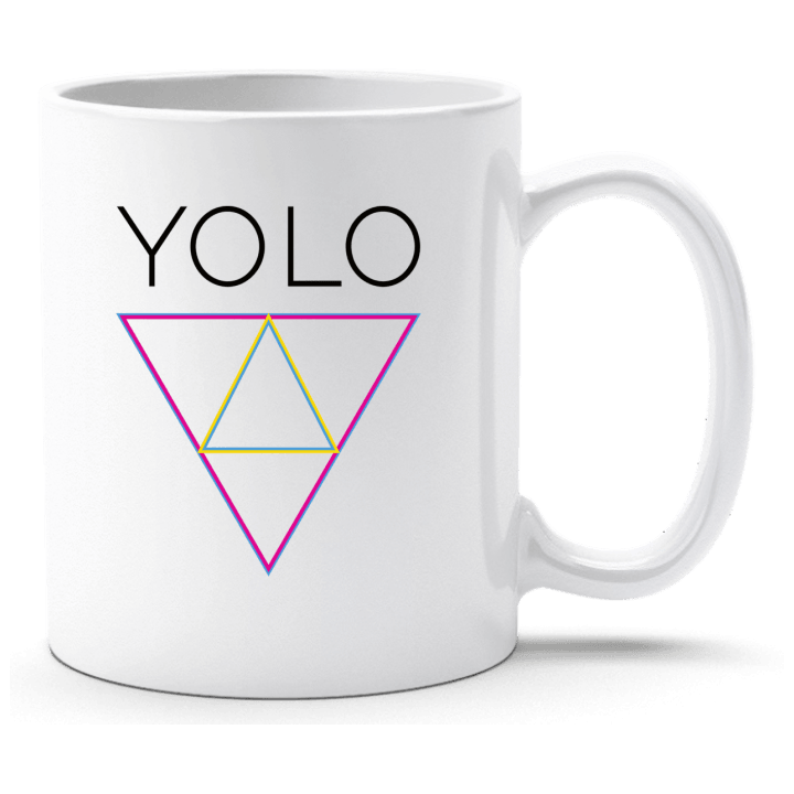YOLO Triangle Tasse contain pic