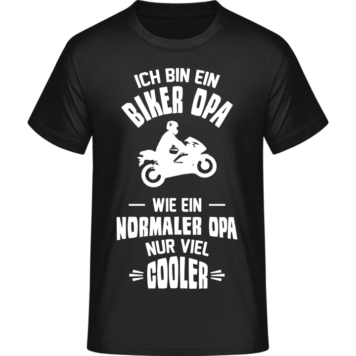 Ich bin ein Biker Opa wie ein normaler Opa nur viel cooler T-Shirt contain pic