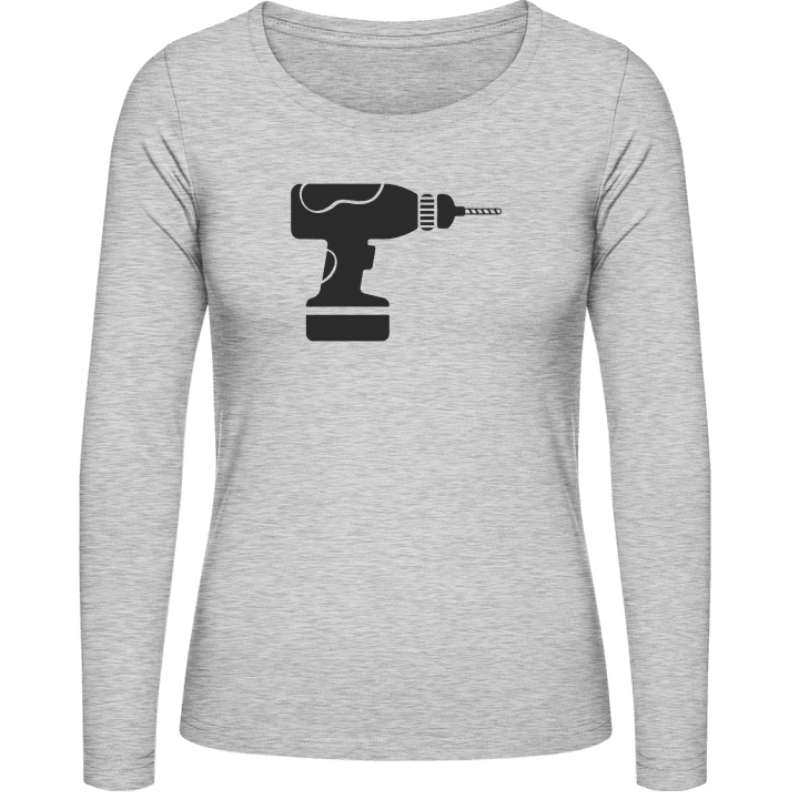 Boring Machine Langermet skjorte for kvinner contain pic