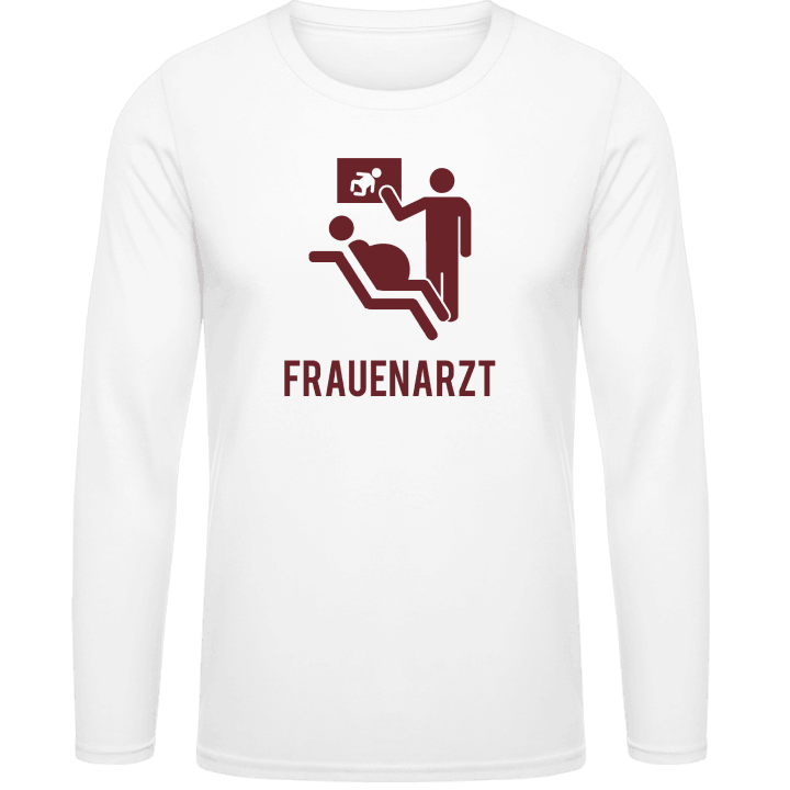 Frauenarzt Piktogramm Langarmshirt contain pic