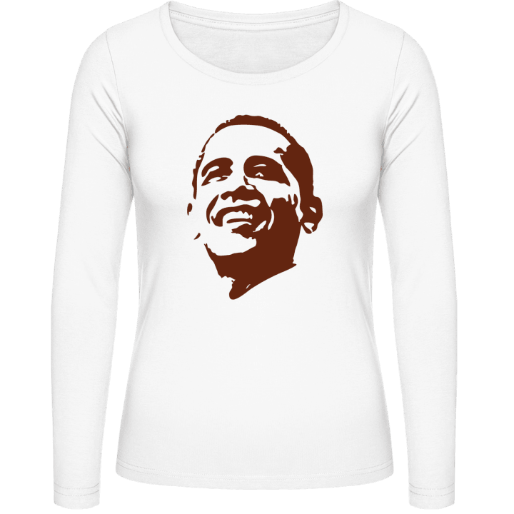 Barack Obama T-shirt à manches longues pour femmes contain pic