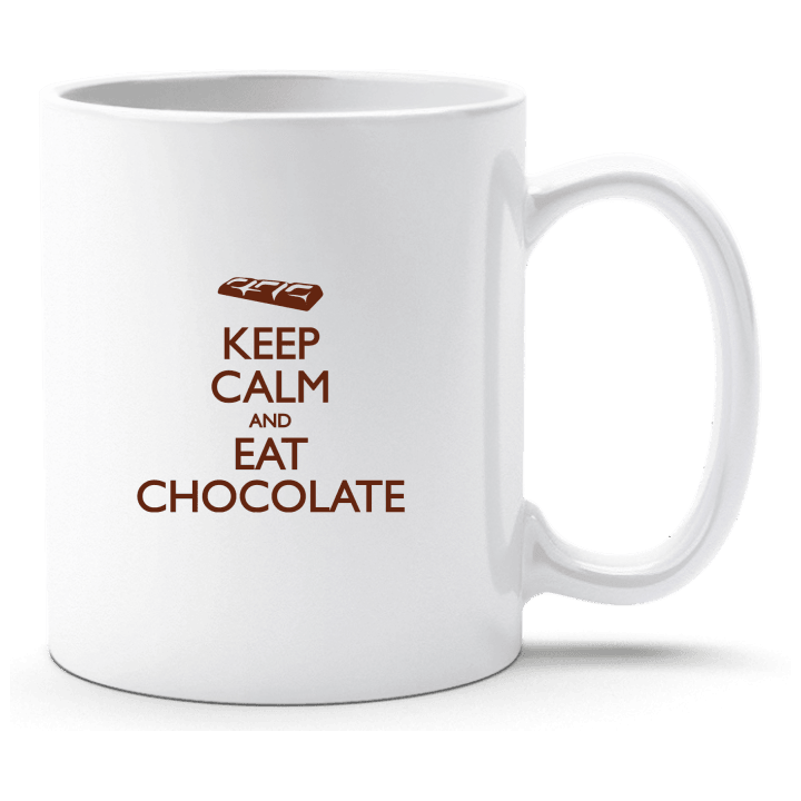 Keep calm and eat Chocolate Beker contain pic