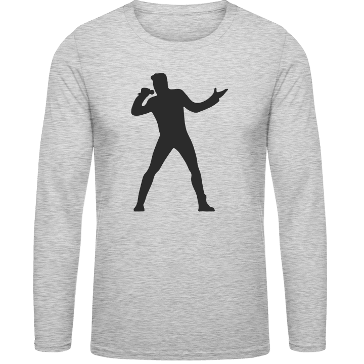Solo Singer Silhouette Long Sleeve Shirt contain pic